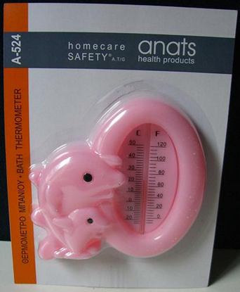 Picture of BATH TYPETHERMOMETER  DOLPHIN SHAPE A-524 ANATS