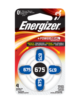 Picture of BATTERY (675) HEADPHONE 4PCS ENERGIZER