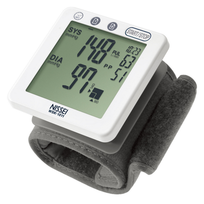 Picture of AUTOMATIC WRIST TYPE BLOOD PRESSURE MONITOR WSK-1011 NISSEI JAPAN