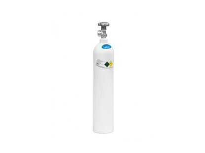 Picture of Μedical Oxygen Aluminium Tank 0202023, With Valve 25E, Capacity 2Lt And Height 83Cm
