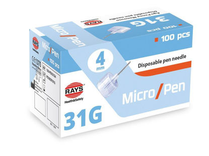 Picture of Βελόνα για πένα Ινσουλίνης 31G x 4mm Micropen