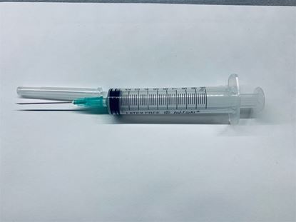 Picture of SYRINGE INJ.LIGHT 10CC WITH NEEDLE 21G RAYS