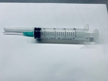 Picture of SYRINGE INJ.LIGHT 20CC WITH NEEDLE 21G RAYS