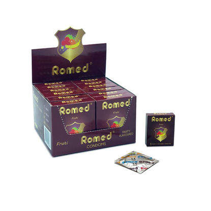 Picture of CONDOMS FLAVOURED FRUTI ROMED (3 PCS)
