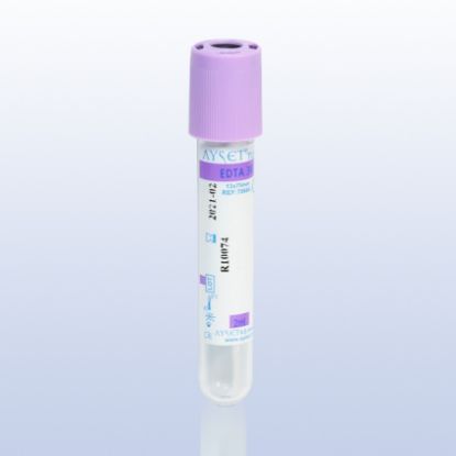 Picture of EDTA Blood Collection Tubes – Purple Cap