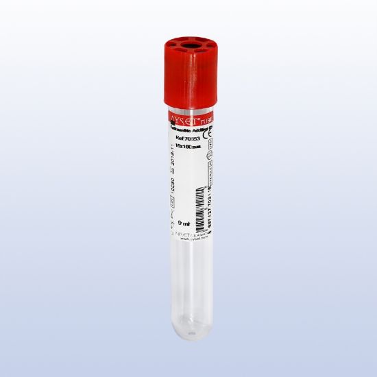 Picture of No Additive Blood Collection Tubes – Red Cap