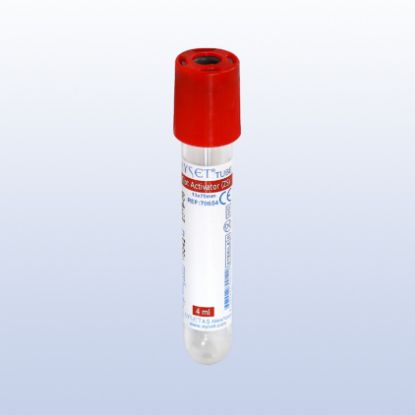 Picture of Serum Blood Collection Tubes – Red Cap with Clot Activator